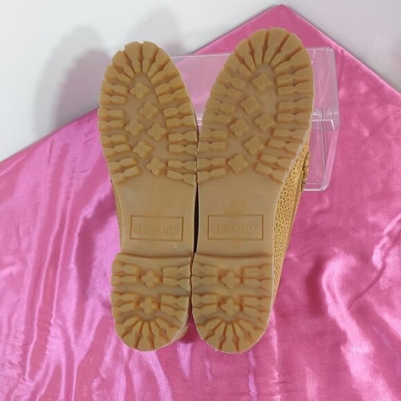 Sebago Women's SZ 6M Leather Brown/Tan Classic Penny Loafer Flat - Picture 7 of 9